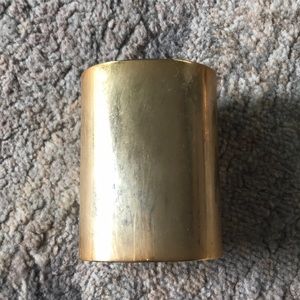 3in plain gold cuff